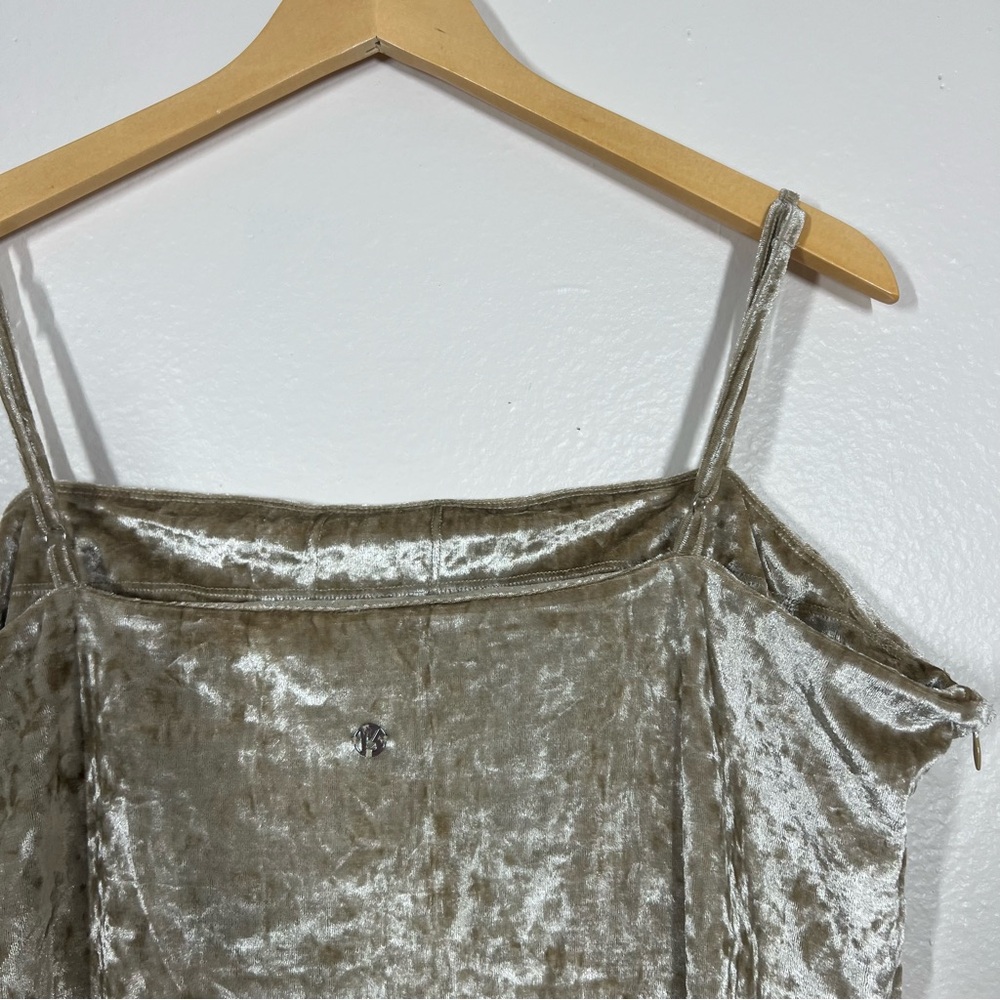 BuffBunny Gold Velvet Mini Dress - Picture 12 of 15